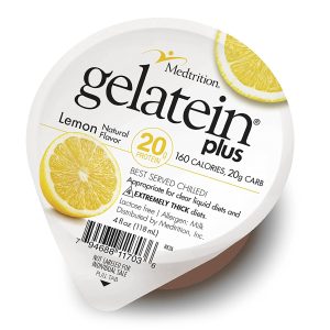 MEDTRITION/NATIONAL NUTRITION Gelatein® Plus Lemon High Protein Gelatin, 4-ounce cup 11703
