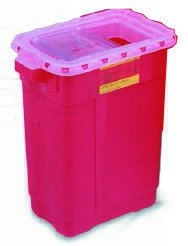 BD™ Multi-purpose Sharps Container, 17 Gallon, 23-1/2 x 20 x 14-3/4 Inch 305665