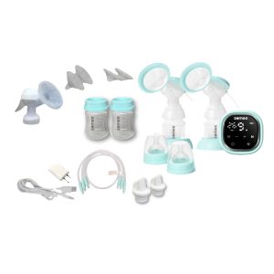 ZEV SUPPLIES CORP Zomee Double Electric Breast Pump Kit TEXAS Z2 BUNDLE