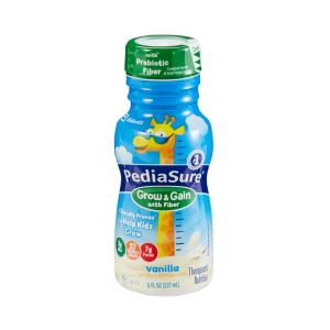 ABBOTT NUTRITION PediaSure Grow & Gain With Fiber Therapeutic Nutrition, Vanilla, 8-ounce Bottle 67531