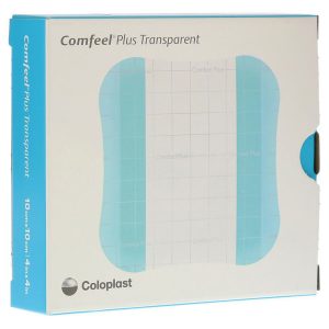 COLOPLAST Comfeel® Plus Transparent Thin Hydrocolloid Dressing, 4 x 4 Inch 33533