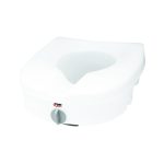 DRIVE DEVILBISS HEALTHCARE E-Z Lock™ Raised Toilet Seat, 15-1/2 x 17 Inch FGB30500 0000