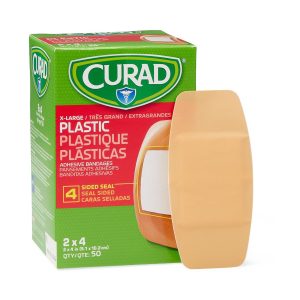 MEDLINE Curad® Tan Adhesive Strip, 2 x 4 Inch NON25504