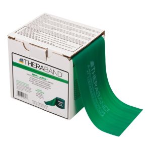 PERFORMANCE HEALTH TheraBand® Exercise Resistance Band, Green, 4 Inch x 25 Yard, Heavy Resistance 81234764