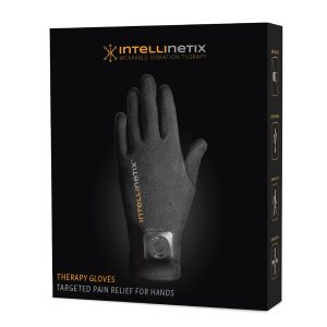 BROWNMED Intellinetix® Arthritis Vibrating Gloves, Small, Black 07230