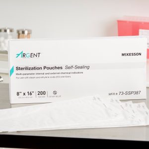 MCKESSON BRAND McKesson Argent® Sure-Check® Sterilization Pouch, 8 x 16 Inch 73-SSP387