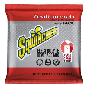 KENT PRECISION FOODS Sqwincher® Powder Pack® Electrolyte Beverage Mix, Fruit Punch 159016042