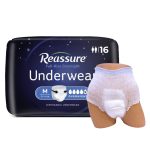 ATTENDS HEALTHCARE PRODUCTS Reassure® Full-Rise Overnight Absorbent Underwear, Heavy Absorbency, Medium REG-2129