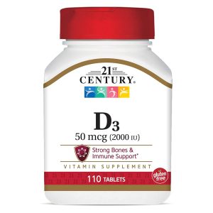 21ST CENTURY NUTRITIONAL PRODUCTS 21st Century® Vitamin D-3 Supplement 74098527111