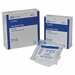 CARDINAL Curity™ Oil Emulsion Impregnated Dressing, 3 x 8 Inch 6115-