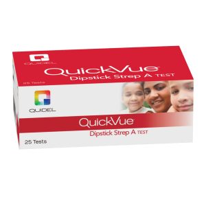 QUIDEL QuickVue® Strep A Test Infectious Disease Immunoassay Respiratory Test Kit 20108