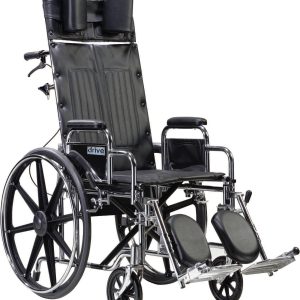 DRIVE DEVILBISS HEALTHCARE drive™ Sentra Reclining Wheelchair, 22-Inch Seat Width STD22RBDDA