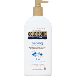 CHATTEM Gold Bond® Healing Hydrating Lotion With Aloe, 14-ounce Pump Bottle 04116706651