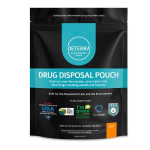 VERDE ENVIRONMENTAL TECHNOLOGIES INC Deterra® Drug Disposal Pouch for Disposal of Pharmaceuticals, Medium 7018-CASE