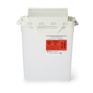 BD Recycleen™ Multi-purpose Sharps Container, 15-3/4 x 13-1/2 x 6 Inch, 3 Gallon 305053