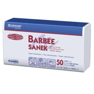 GRAHAM MEDICAL PRODUCTS Barbee® White Procedure Towel, 12 x 24 Inch 781625