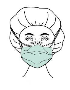 ASPEN SURGICAL PRODUCTS Precept® Sensitive Skin Plus Surgical Mask 65-3130