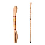 MABIS HEALTHCARE Brazos™ Twisted Hickory Texas Safari Hitchhiker Handmade Walking Stick, 58-Inch 602-3000-1143