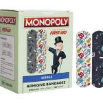 DUKAL American® White Cross Kid Design (Monopoly) Adhesive Strip, 3/4 x 3 Inch 1087743