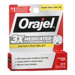 CHURCH AND DWIGHT Orajel® 3X Medicated for Toothache & Gum Gel 10237070125