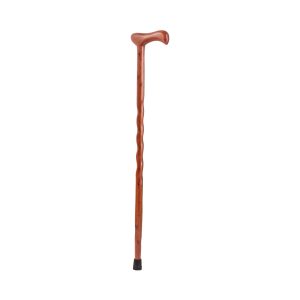 MABIS HEALTHCARE Brazos™ Twisted Red Cedar Cane with T-Handle, 37-Inch Height 502-3000-0158