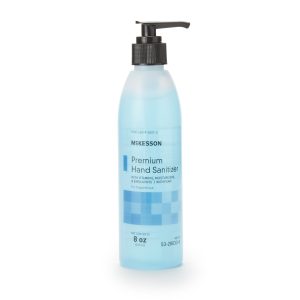 MCKESSON BRAND McKesson Premium Hand Sanitizer, 70% Alcohol Gel, 8 oz Bottle, Summer Rain Scent 53-28033-8