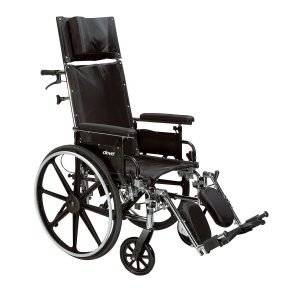 DRIVE DEVILBISS HEALTHCARE drive™ Viper Plus Reclining Wheelchair, 16-Inch Seat Width PLA416RBDFA