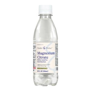 MCKESSON BRAND Foster & Thrive™ Magnesium Citrate Laxative, Lemon Flavor, 10-ounce bottle 70677111101