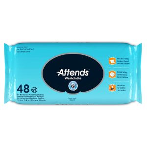 ATTENDS HEALTHCARE PRODUCTS Attends® Unscented Personal Cleansing Wipe WCU48