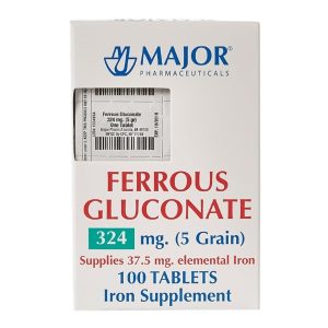 MAJOR PHARMACEUTICALS Major® Ferrous Gluconate Iron Supplement 20555001900