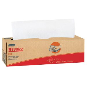 KIMBERLY CLARK Kimberly-Clark WypAll L30 Task Wipers, Light-Duty, Re-Creped, 9-4/5" x 16-2/5" 05800