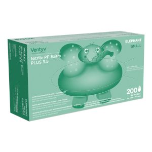 Ventyv™ Plus 3.5 Elephant Nitrile Exam Glove, Small, Violet 10334101
