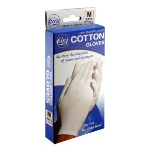 CARA INC Cara® Cotton Gloves Aid in Infection Prevention & Absorption of Moisturizers, MD 03805600082