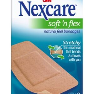 3M COMPANY Nexcare™ Soft 'n Flex Tan Adhesive Strip, 2 x 4 Inch 571-08