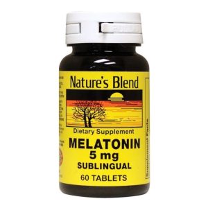 NATIONAL VITAMIN COMPANY Nature's Blend Melatonin 5 mg Tablets 54629061500