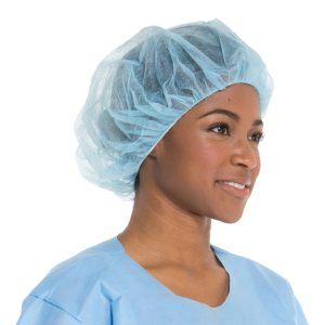 O&M HALYARD INC Halyard® spunbond Bouffant Cap, Large 69801