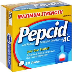 J & J SALES Pepcid® AC Famotidine 20 mg Acid Reducer Tablets Maximum Strength 16837085550
