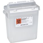 BEMIS HEALTHCARE Bemis™ Sentinel Multi-purpose Sharps Container, 3 Gallon, 15 x 13.87 x 6.87 Inch 333 020