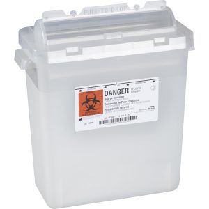 BEMIS HEALTHCARE Bemis™ Sentinel Multi-purpose Sharps Container, 3 Gallon, 15 x 13.87 x 6.87 Inch 333 020