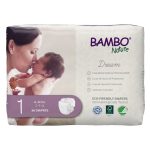 ABENA NORTH AMERICA Bambo® Nature Diaper, Size 1 1000016923