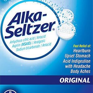 BAYER Alka-Seltzer® Buffered Aspirin Effervescent Tablets Original 00280400002