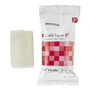 MCKESSON BRAND McKesson White Cast Tape, 3 Inch x 4 Yard 115-3