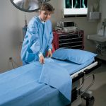 O&M HALYARD INC Halyard Blue Polypropylene Pillowcase, 20 x 29 Inch 67803