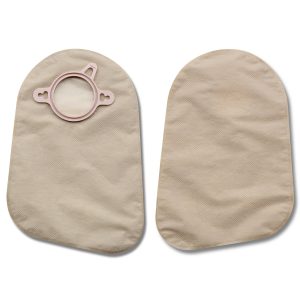 HOLLISTER New Image™ 2-Piece Transparent Ostomy Pouch, Pre-cut to Fit 44 mm, Green 18382