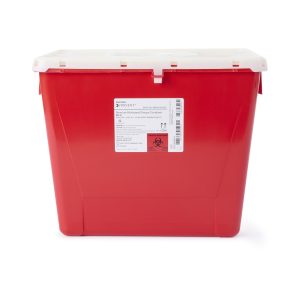 MCKESSON BRAND McKesson Prevent® Sharps Container, 8 Gallon, 13-1/2 x 17-3/10 x 13 Inch 2266
