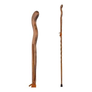 MABIS HEALTHCARE Brazos™ Twisted Oak Ergonomic Fitness Handcrafted Walking Stick, 48-Inch, Brown 602-3000-1087