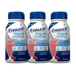 ABBOTT NUTRITION Ensure® Original Nutrition Shake, Strawberry, 8-ounce bottle 57234