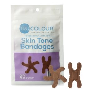TRU-COLOUR PRODUCTS LLC TruColour® Dark Brown Adhesive Strip, Knuckle / Fingertip TCB-PKF
