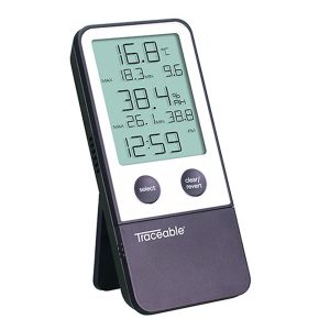COLE-PARMER/ANTYLIA SCIENTIFIC Traceable® Digital Thermometer / Hygrometer 90080-06