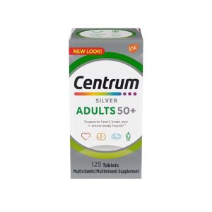 GLAXO CONSUMER PRODUCTS Centrum Silver Adults 50+ Multivitamin/Multimineral Supplement Tablets 30573446391